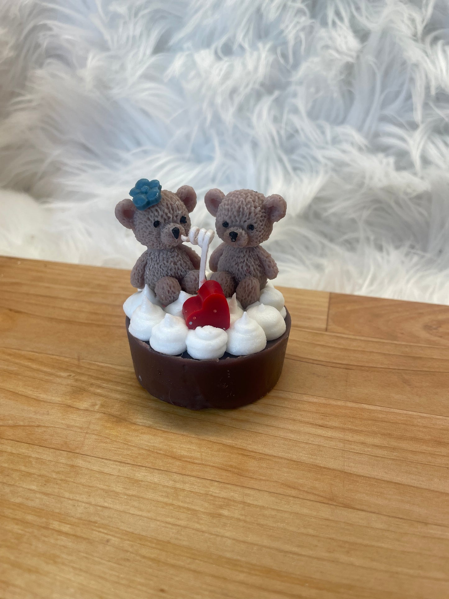 Candle "Teddybear " - Dark Chocolate