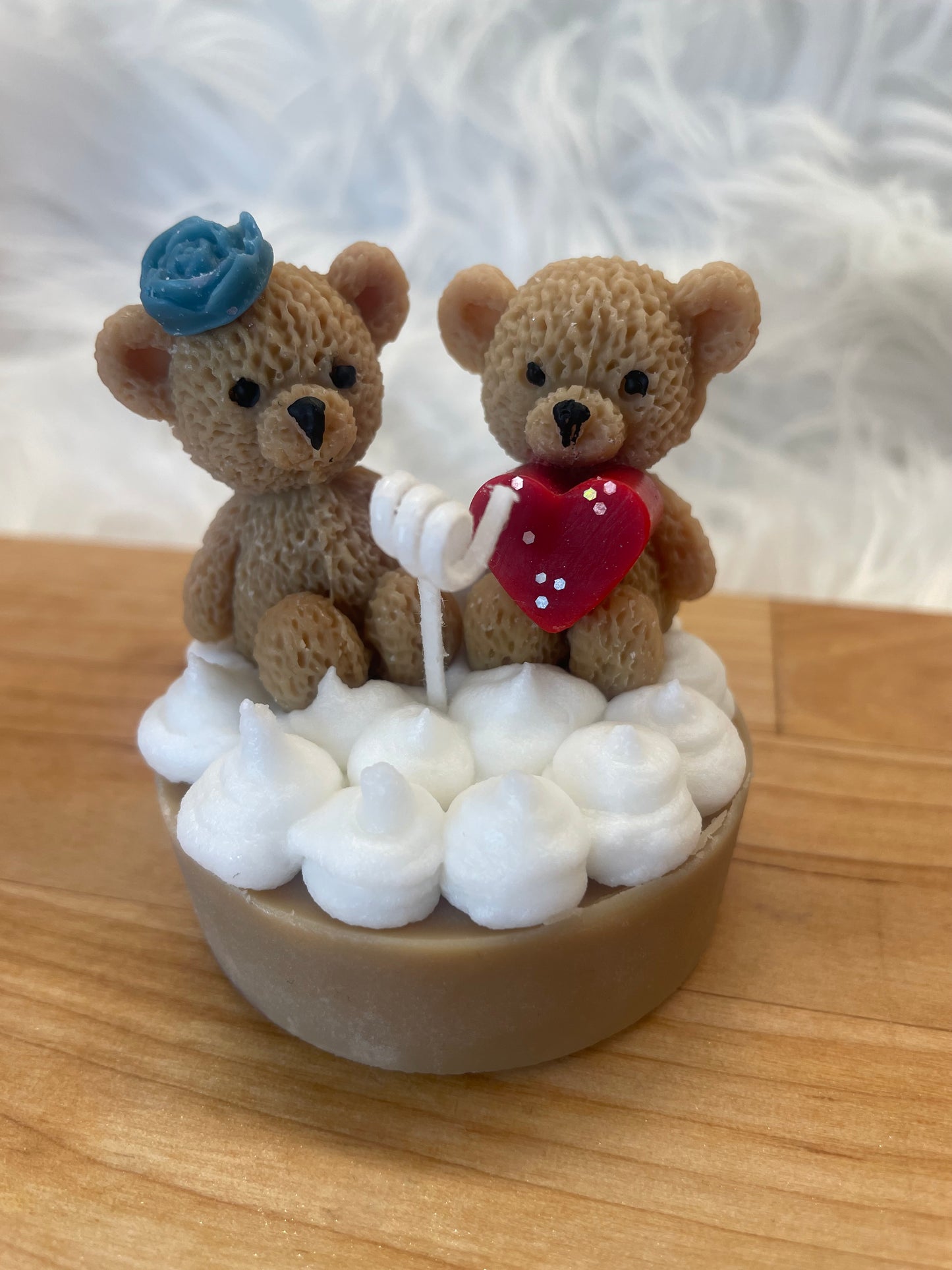Candle "Teddybear love" - Chocolate