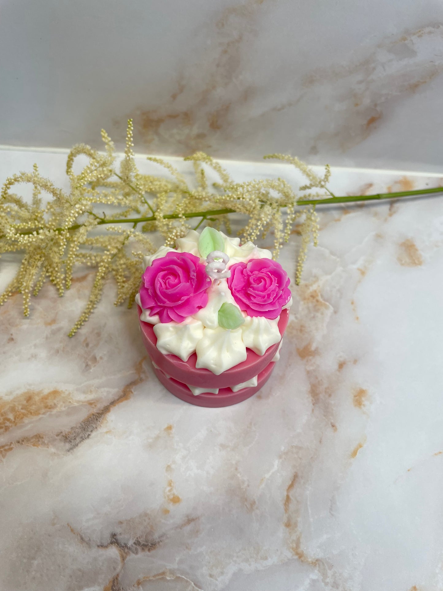 Ljus "pink rose" - doft av Jordgubbar