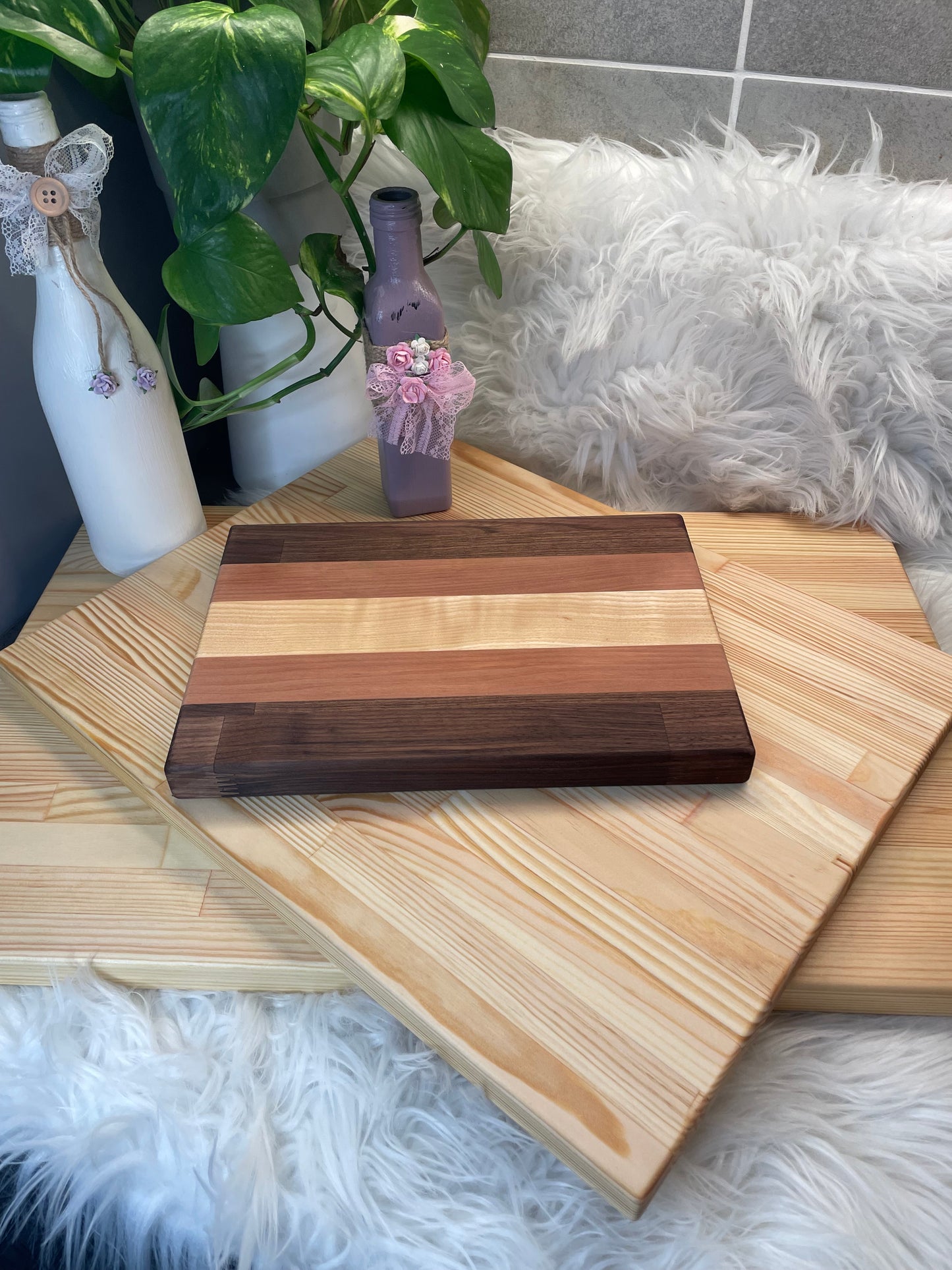 Handmade Cutting Board – Premium Solid Pine (38x60x2,5)