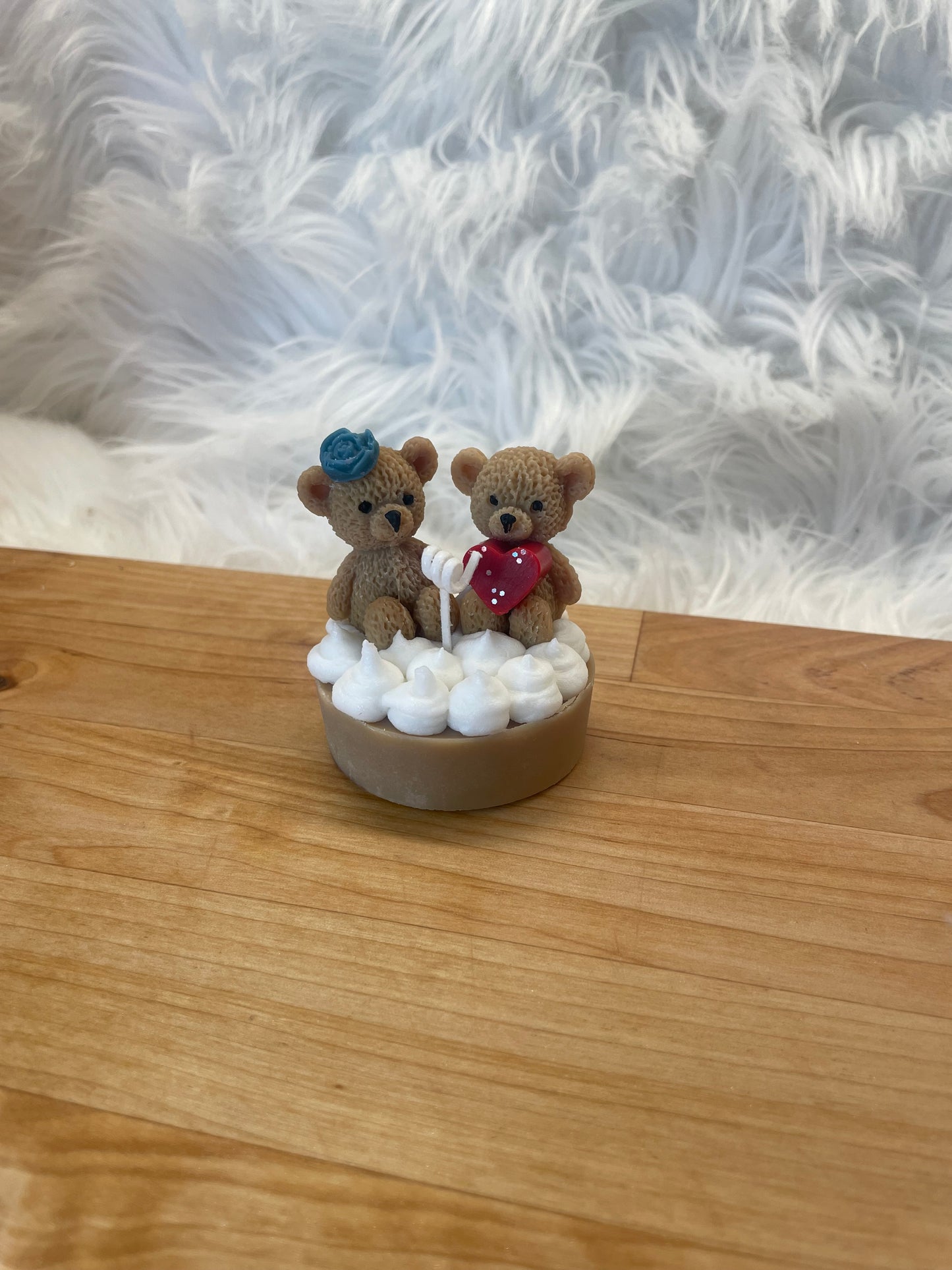 Candle "Teddybear love" - Chocolate