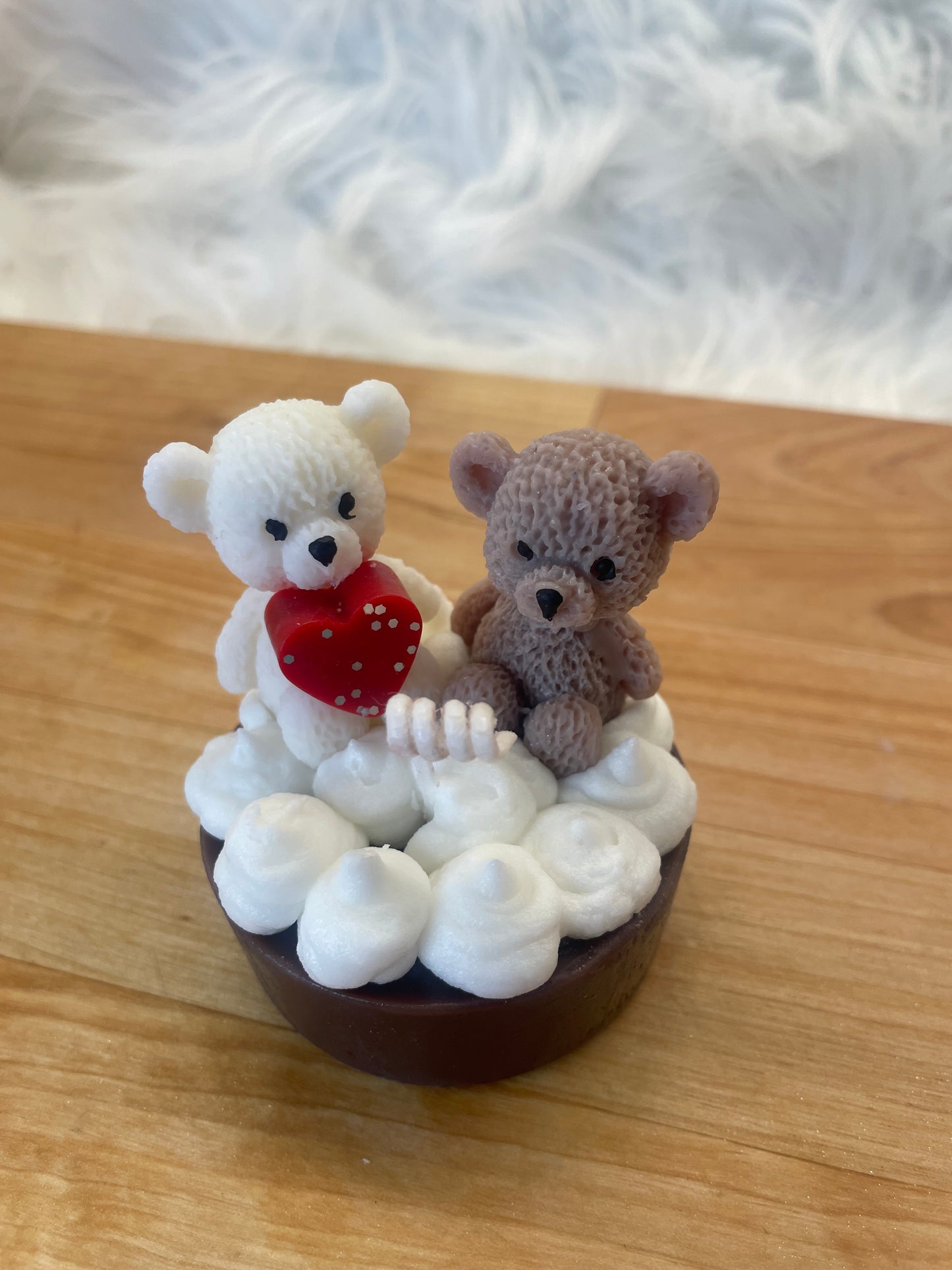 Candle "Teddybear " - Chocolate