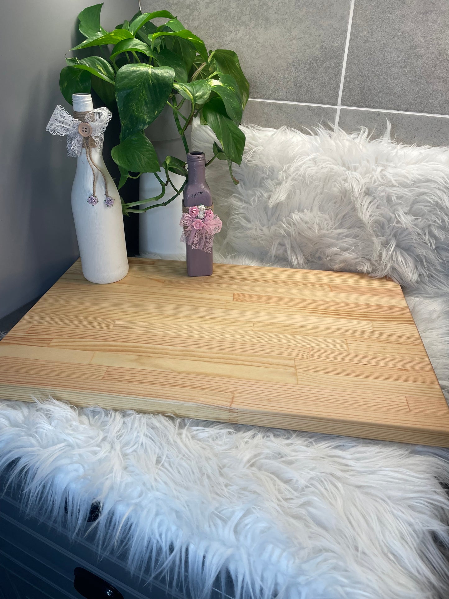 Handmade Cutting Board – Premium Solid Pine (38x60x2,5)