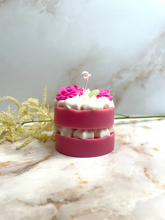 Ljus "pink rose" - doft av Jordgubbar
