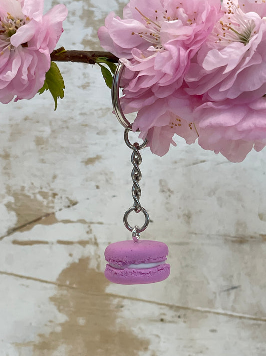 Keychain Macaron "Yummi Yum" Pink