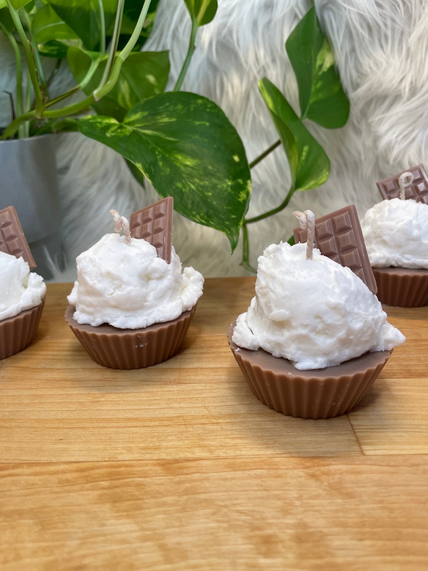 Candle "Icecream - Muffin" - Cinnamon bun